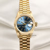 Rolex Lady DateJust 69178 18K Yellow Gold Blue Dial Second Hand Watch Collectors 1