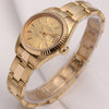 Rolex Lady DateJust 69178 18K Yellow Gold Champagne Dial Second Hand Watch Collectors 3