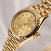 Rolex Lady DateJust 69178 18K Yellow Gold Champagne Diamond Dial Second Hand Watch Collectors 3