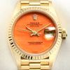 Rolex Lady DateJust 69178 18K Yellow Gold Coral Dial Second Hand Watch Collectors 2