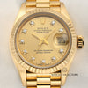 Rolex Lady DateJust 69178 18K Yellow Gold Diamond Second Hand Watch Collectors 2