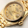 Rolex Lady DateJust 69178 18K Yellow Gold Diamond Second Hand Watch Collectors 4