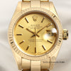 Rolex Lady DateJust 69178 18K Yellow Gold Second Hand Watch Collectors 2