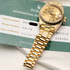 Rolex Lady DateJust 69178 18K Yellow Gold Second Hand Watch Collectors 7