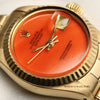 Rolex Lady DateJust 69178 Coral Dial 18K Yellow Gold Second Hand Watch Collectors 5