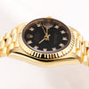 Rolex Lady DateJust 69178 Diamond Black Dial 18K Yellow Gold Second Hand Watch Collectors (10)