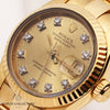 Rolex-Lady-DateJust-69178-Diamond-Champagne-Dial-18K-Yellow-Gold-Second-Hand-Watch-Collectors-3