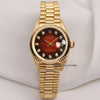 Rolex-Lady-DateJust-69178-Red-Degrading-Diamond-Dial-18K-Yellow-Second-Hand-Watch-Collectors-1