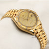 Rolex Lady DateJust Bark Diamond 18K Yellow Gold Second Hand Watch Collectors 5