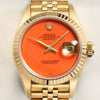 Rolex Lady DateJust Coral Dial Second Hand Watch Collectors 2
