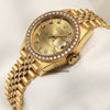 Rolex Lady DateJust Diamond 18K Yellow Gold Second Hand Watch Collectors 3