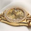 Rolex Lady DateJust Diamond 18K Yellow Gold Second Hand Watch Collectors 5