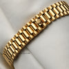 Rolex Lady DateJust Diamond & Ruby Champagne 18K Yellow Gold Second Hand Watch Collectors 8