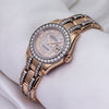 Rolex Lady DateJust Pearlmaster 18K Rose & White Gold MOP Diamond Second Hand Watch Collectors 3