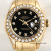 Rolex Lady DateJust Pearlmaster 69298 18K Yellow Gold Diamond Bezel Second Hand Watch Collectors 2