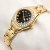 Rolex Lady DateJust Pearlmaster 69298 18K Yellow Gold Diamond Bezel Second Hand Watch Collectors 3