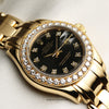 Rolex Lady DateJust Pearlmaster 69298 18K Yellow Gold Diamond Bezel Second Hand Watch Collectors 5