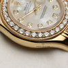 Rolex Lady DateJust Pearlmaster 69298 18K Yellow Gold MOP Diamond Dial Bezel Bracelet Second Hand Watch Collectors 6