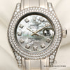 Rolex Lady DateJust Pearlmaster 69359 MOP Diamond 18K White Gold Second Hand Watch Collectors 2