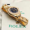 Rolex Lady DateJust Pearlmaster 80298 Diamond Aventurine 18K Yellow Gold Second Hand Watch Collectors 10