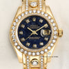 Rolex Lady DateJust Pearlmaster 80298 Diamond Aventurine 18K Yellow Gold Second Hand Watch Collectors 2
