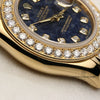 Rolex Lady DateJust Pearlmaster 80298 Diamond Aventurine 18K Yellow Gold Second Hand Watch Collectors 5