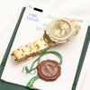 Rolex Lady DateJust Pearlmaster 80298 Diamond Bezel 18K Yellow Gold Second Hand Watch Collectors 11