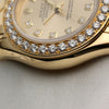 Rolex Lady DateJust Pearlmaster 80298 Diamond Bezel 18K Yellow Gold Second Hand Watch Collectors 5