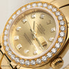 Rolex Lady DateJust Pearlmaster 80298 Diamond Bezel 18K Yellow Gold Second Hand Watch Collectors 7