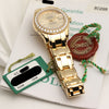 Rolex Lady DateJust Pearlmaster 80298 Diamond Bezel 18K Yellow Gold Second Hand Watch Collectors 9