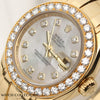 Rolex Lady DateJust Pearlmaster 80298 MOP Diamond Dial 18K Yellow Gold Second Hand Watch Collectors 6
