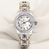Rolex Lady DateJust Pearlmaster 80309 18K White Gold MOP Diamond Dial Sapphire Bezel & Diamond Bracelet Second Hand Watch Collectors 1
