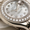 Rolex Lady DateJust Pearlmaster 80319 18K White Gold Diamond Bezel MOP Dial Second Hand Watch Collectors 6