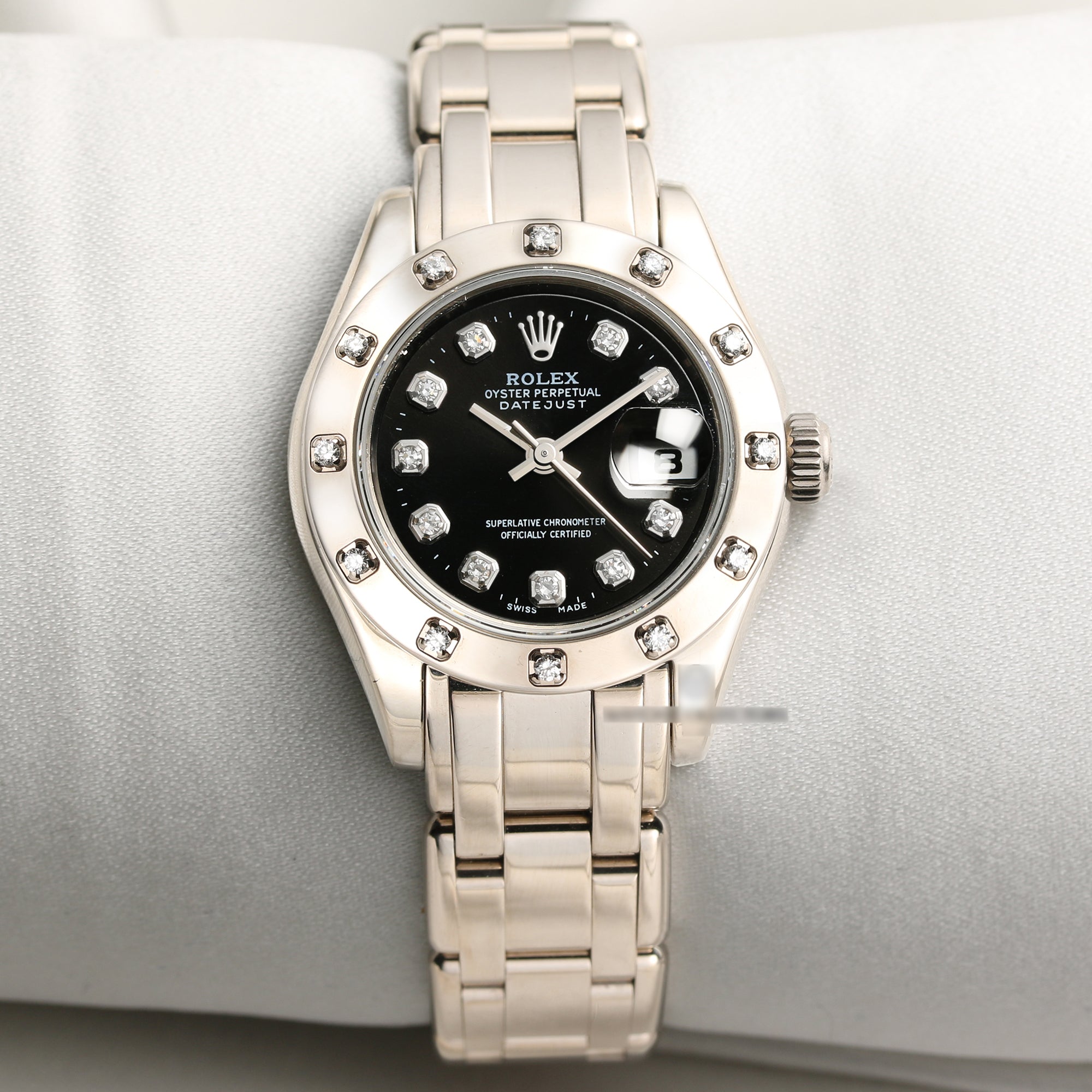Rolex-Lady-DateJust-Pearlmaster-80319-18K-White-Gold-Diamond-Second-Hand-Watch-Collectors-1