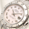 Rolex Lady DateJust Pearlmaster 80319 18K White Gold MOP Diamond Bezel Second Hand Watch Collectors 5