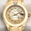 Rolex Lady DateJust Pearlmaster 80328 MOP Single Diamond Second Hand Watch Collectors 2