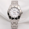 Rolex Lady DateJust Pearlmaster 80399 18K White Gold 12 point Diamond Bezel Second Hand Watch Collectors 1