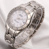 Rolex Lady DateJust Pearlmaster 80399 18K White Gold 12 point Diamond Bezel Second Hand Watch Collectors 3