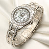 Rolex Lady DateJust Pearlmaster Diamond MOP 18K White Gold Second Hand Watch Collectors 3