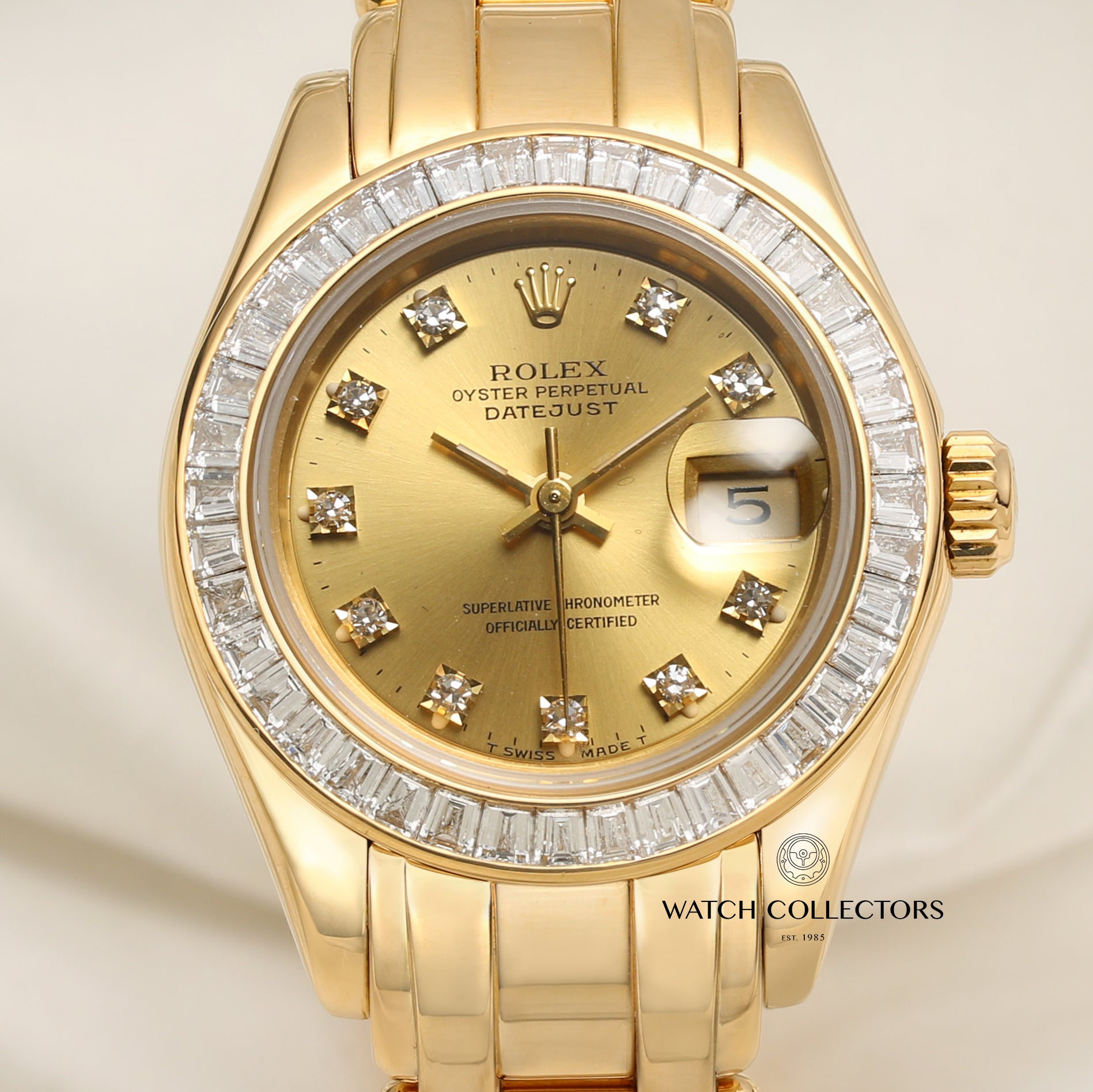 Yellow gold rolex women Outlet
