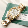 Rolex Lady DateJust Pearlmaster Tridor 80318 18K Gold Diamond Second Hand Watch Collectors 8