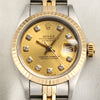 Rolex Lady DateJust Steel & Gold Diamond Dial Second Hand Watch Collectors 2