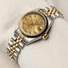 Rolex Lady DateJust Steel & Gold Diamond Dial Second Hand Watch Collectors 3