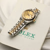 Rolex Lady DateJust Steel & Gold Diamond Dial Second Hand Watch Collectors 8