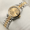 Rolex Lady DateJust Steel & Gold Second Hand Watch Collectors 3