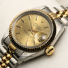 Rolex Lady DateJust Steel & Gold Second Hand Watch Collectors 4