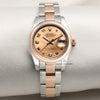 Rolex Lady DateJust Steel & Rose Gold Second Hand Watch Collectors 1