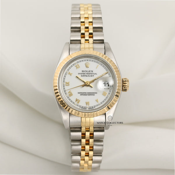 Rolex Lady DateJust W Steel & Gold Second Hand Watch Collectors 1