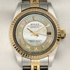 Rolex Lady Datejust Steel & Gold MOP Champagne Dial Second Hand Watch Collectors 2