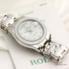 Rolex Masterpiece Day-Date Pearlmaster 18946 Platinum Diamond Bezel Ice Dial Second Hand Watch Collectors 11